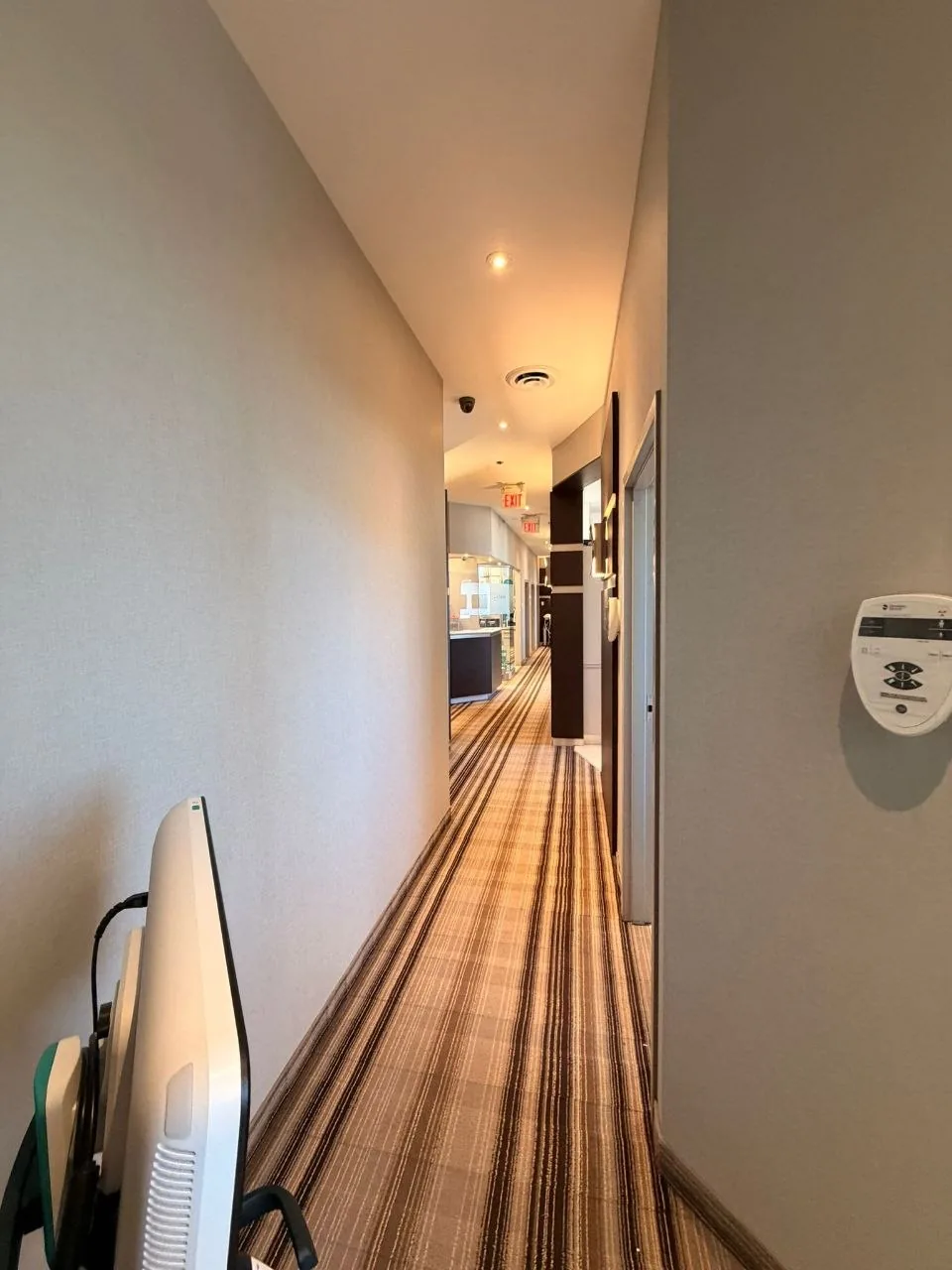 Hallway leading through the Trillium Dental Centre office